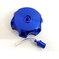 Orange Imports FC007 - Tapón de gasolina anodizado azul y tubo de respiración para motocicletas de 110 cc 125 cc 140 cc